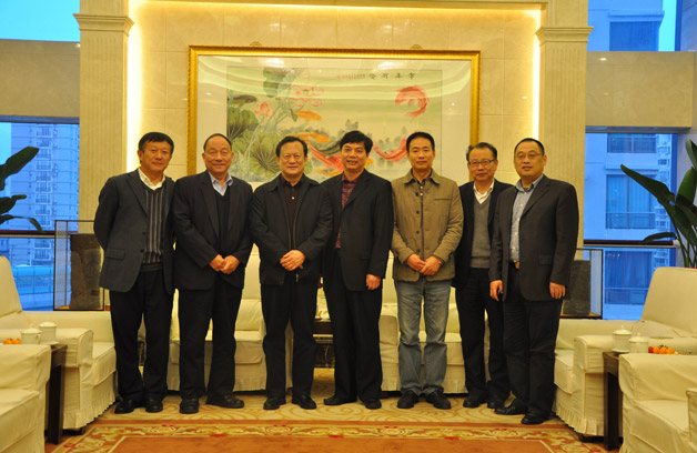  中裝協(xié)領導蒞臨藍天公司視察 