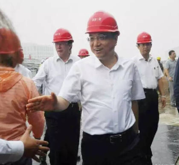 李克強總理9月24日視察鄭州新鄭國際機場二期工程