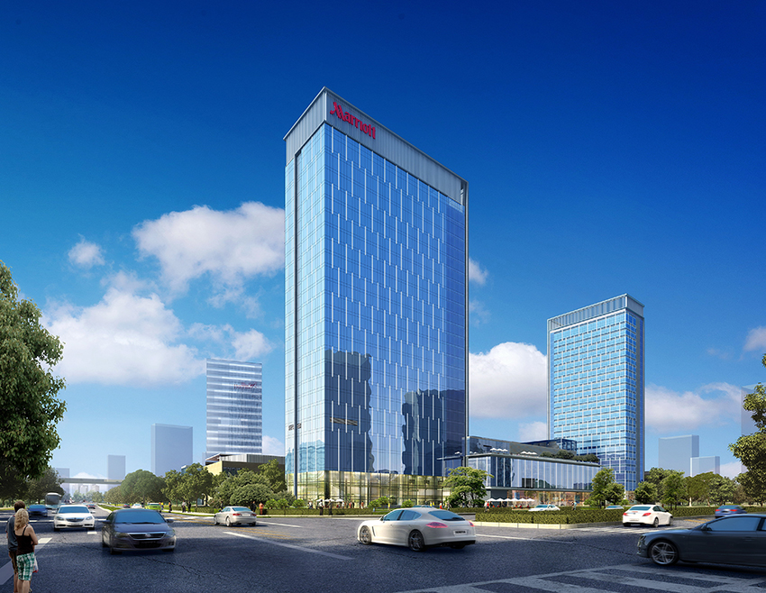 嘉興臺(tái)昇國(guó)際廣場(chǎng)萬(wàn)豪酒店幕墻工程